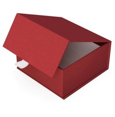 Punane kast magnetiga suuruses M. Valge sisemus hind ja info | Kingituste pakendid | kaup24.ee