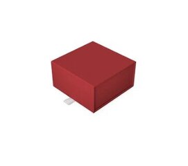 Punane kast magnetiga suuruses M. Valge sisemus hind ja info | Kingituste pakendid | kaup24.ee