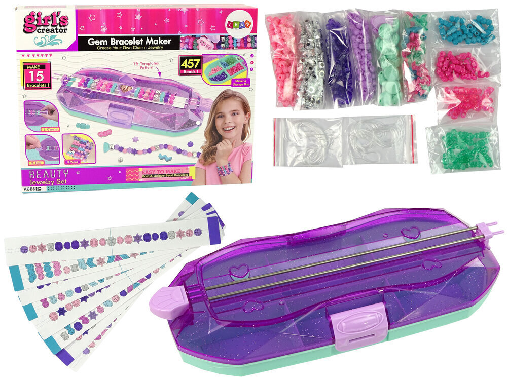 Käevõru tegemise komplekt tüdrukutele Lean Toys цена и информация | Tüdrukute mänguasjad | kaup24.ee