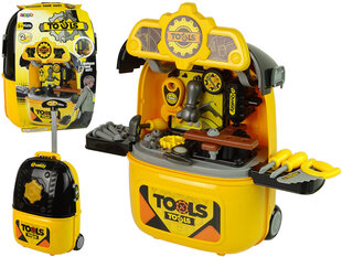 Mänguasi tööriistade komplekt poistele Lean Toys, kollane hind ja info | Poiste mänguasjad | kaup24.ee