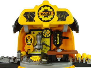Набор игрушечных колесных инструментов для мальчиков Lean Toys, желтый цена и информация | Развивающий мелкую моторику - кинетический песок KeyCraft NV215 (80 г) детям от 3+ лет, бежевый | kaup24.ee