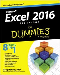 Excel 2016 All-In-One For Dummies hind ja info | Majandusalased raamatud | kaup24.ee