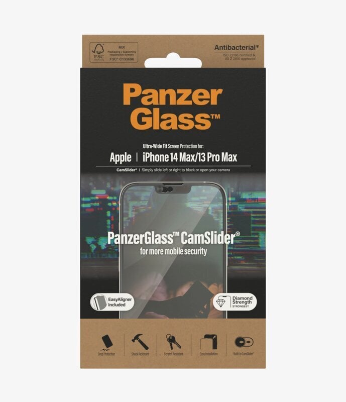 PanzerGlass CamSlider, iPhone 14 Plus / 13 Pro Max цена и информация | Ekraani kaitsekiled | kaup24.ee