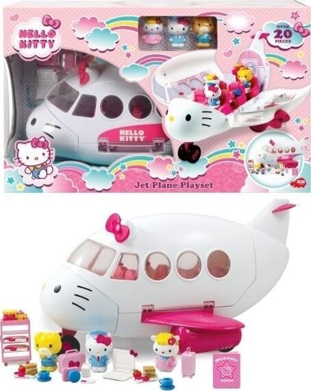 Lennuk tarvikutega Dickie Hello Kitty hind ja info | Tüdrukute mänguasjad | kaup24.ee
