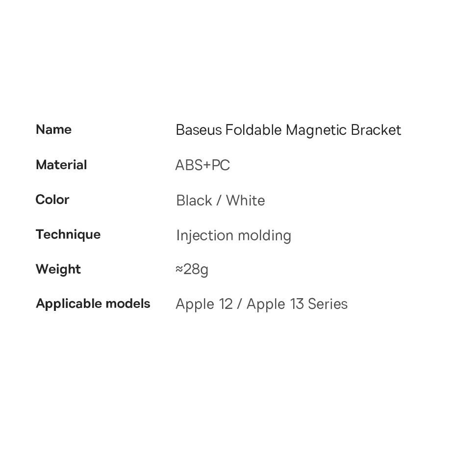 Baseus Foldable Magnetic Bracket цена и информация | Mobiiltelefonide lisatarvikud | kaup24.ee