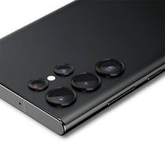 Spigen Optik kaamerakaitse Galaxy S22 Ultra Black цена и информация | Защитные пленки для телефонов | kaup24.ee