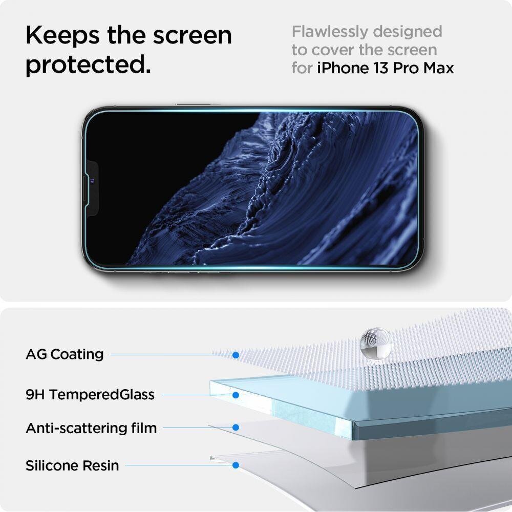 Spigen iPhone 13 Pro Max hind ja info | Ekraani kaitsekiled | kaup24.ee