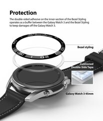 Ringke Bezel Samsung Galaxy Watch 3 45mm - GW3-45-61 hind ja info | Nutikellade ja nutivõrude tarvikud | kaup24.ee