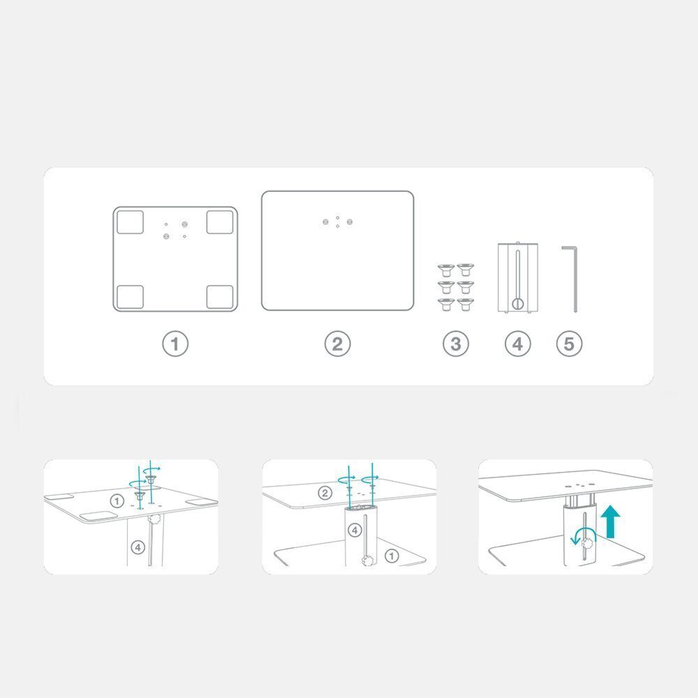 Nillkin HighDesk hind ja info | Monitori hoidjad | kaup24.ee