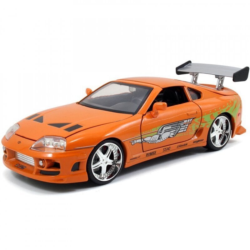 Auto Kiired ja vihased Briano Toyota Supra Action hind ja info | Poiste mänguasjad | kaup24.ee
