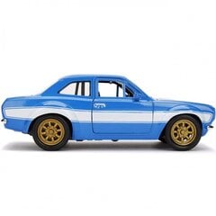 Auto Kiired ja vihased Briano Ford Escort 1974 a. 1:24 hind ja info | Poiste mänguasjad | kaup24.ee