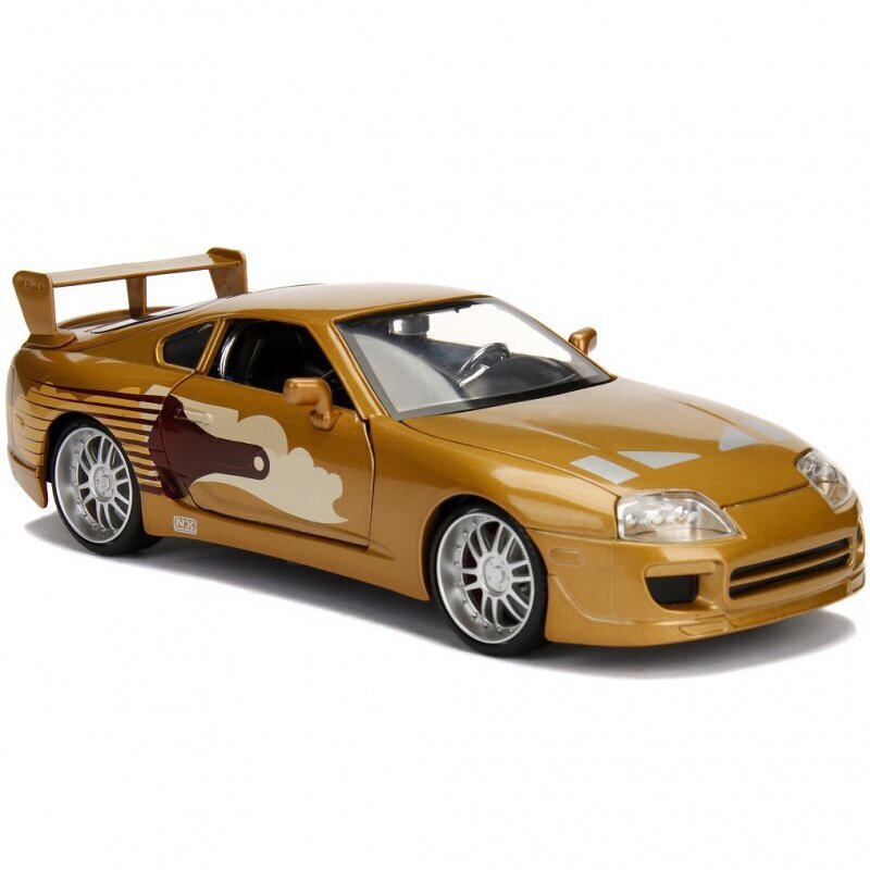 Auto Kiired ja vihased Toyota Supra 1995 1:24 hind ja info | Poiste mänguasjad | kaup24.ee