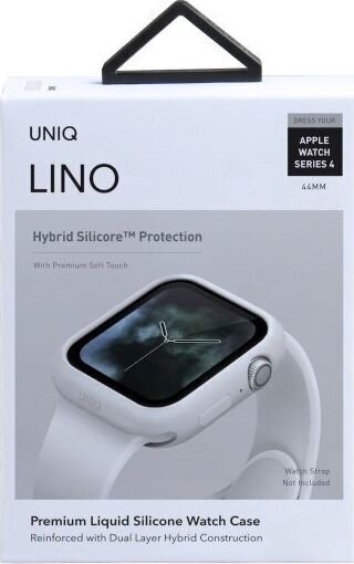 Uniq UNIQ73WHT Lino Apple Watch Series 4/5/6/SE 44mm цена и информация | Nutikellade ja nutivõrude tarvikud | kaup24.ee