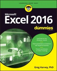 Excel 2016 For Dummies hind ja info | Majandusalased raamatud | kaup24.ee