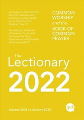 Common Worship Lectionary 2022 Spiral Bound цена и информация | Энциклопедии, справочники | kaup24.ee