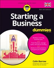 Starting a Business For Dummies 5th UK Edition цена и информация | Книги по экономике | kaup24.ee