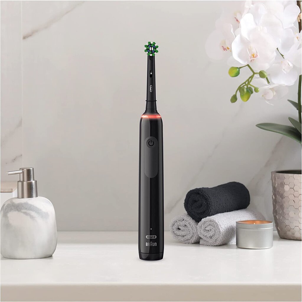 Oral-B Pro 3 3500 Design Edition, Black hind ja info | Elektrilised hambaharjad | kaup24.ee