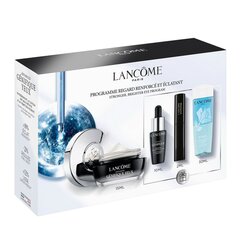 Silmahoolduskomplekt naistele Lancôme Advanced Génifique Eye Routine: kortsudevastane silmakreem 15 ml + näoseerum 10 ml + ripsmetušš 2 ml + meigieemaldaja 30 ml цена и информация | Сыворотки, кремы для век | kaup24.ee