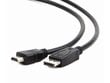 GEMBIRD Kaabel DISPLAYPORT M -> HDMI M 1M hind ja info | Kaablid ja juhtmed | kaup24.ee