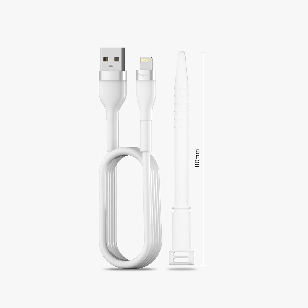 Ringke CB09994RS, USB - Lightning 480Mb / s 12W 2m white цена и информация | Mobiiltelefonide kaablid | kaup24.ee