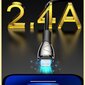Joyroom Mermaid, USB - Lightning cable 2,4A 2m black (S-2030K6) цена и информация | Mobiiltelefonide kaablid | kaup24.ee