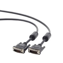 КАБЕЛЬ ДЛЯ МОНИТОРА DVI-D(24+1) M/M 4.5M DUAL LINK BLACK цена и информация | Кабели и провода | kaup24.ee