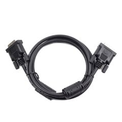 Kaabel DO MONITORA DVI-D(24+1) M/M 4.5M DUAL LINK BLACK цена и информация | Кабели и провода | kaup24.ee