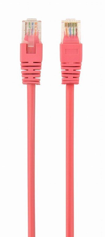 Gembird PP12-0.5M/RO Pink patch cord cat. 5E molded strain hind ja info | Kaablid ja juhtmed | kaup24.ee