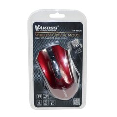Vakoss TM-658UR, красный цена и информация | Мыши | kaup24.ee