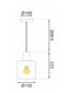 Rippvalgusti APP1011-1CP hind ja info | Rippvalgustid | kaup24.ee