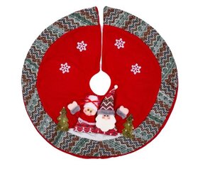Jõulukuusevaip punane 80 cm hind ja info | Jõulukaunistused | kaup24.ee