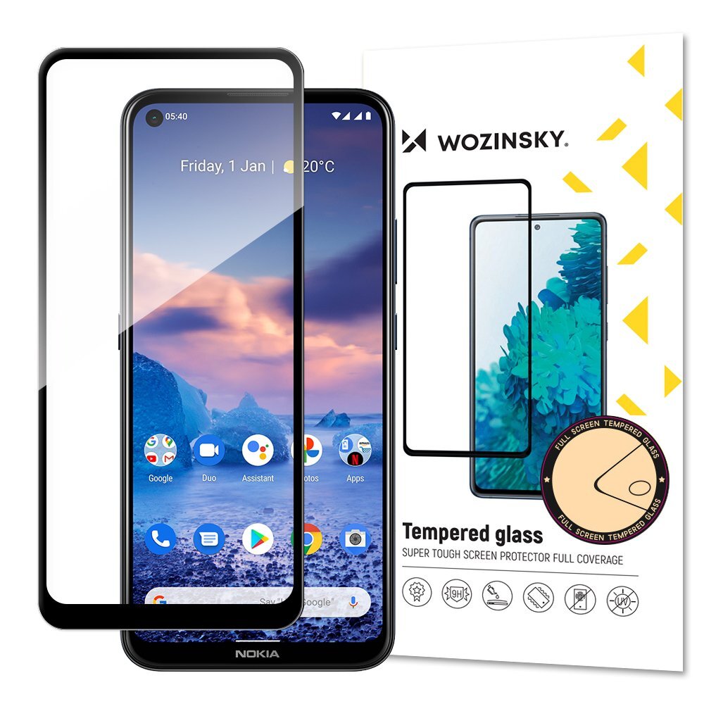 Kaitseklaas Wozinsky Tempered Glass Nokia 5.4 jaoks hind ja info | Ekraani kaitsekiled | kaup24.ee