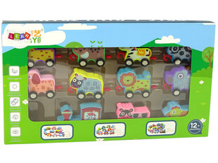 Loomarong lastele Lean Toys, puidust hind ja info | Tüdrukute mänguasjad | kaup24.ee