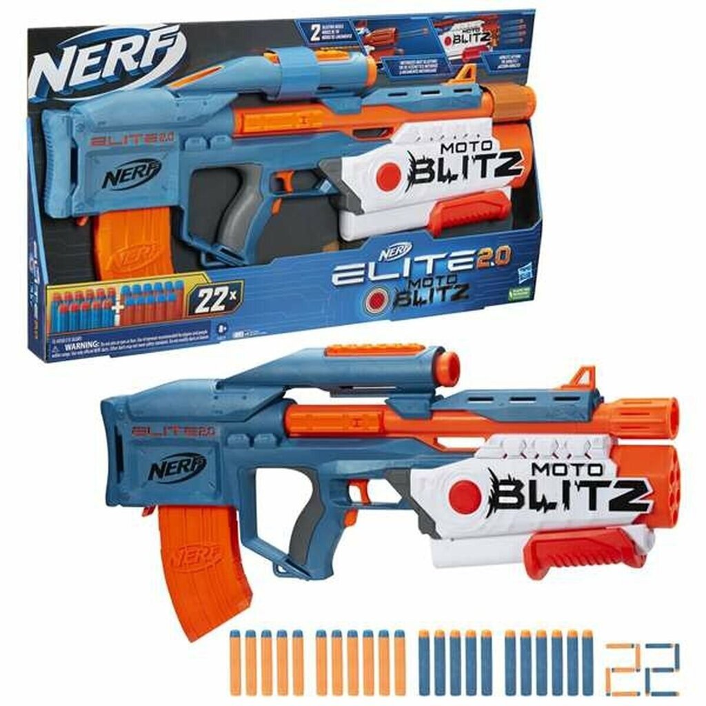 Püstol Rifle Nerf Elite 2.0 Hasbro, 22 tk. цена и информация | Poiste mänguasjad | kaup24.ee