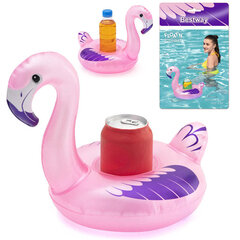 Täispuhutav joogihoidja flamingo, Bestway 34127 цена и информация | Надувные и пляжные товары | kaup24.ee
