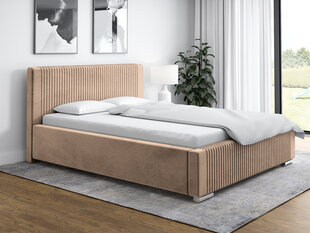 Кровать Lila 200x200 см, коричневый цвет цена и информация | Кровати | kaup24.ee