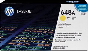 Kassett HP No.648A (CE262A), kollane hind ja info | Laserprinteri toonerid | kaup24.ee