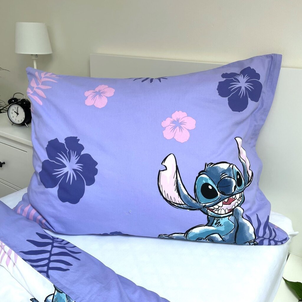 Laste voodipesukomplekt Lilo&Stich, 140x200, 2 osaline цена и информация | Beebide ja laste voodipesu | kaup24.ee