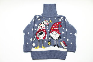 Рождественский свитер унисекс, серый цена и информация | Свитеры, жилетки, пиджаки для мальчиков | kaup24.ee