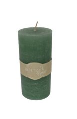 Цилиндрическая свеча Boltze Lights, темно-зеленая, 15 x 7 см. цена и информация | Свечи, подсвечники | kaup24.ee