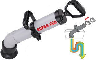 Tugevdatud puhastuspump Super Ego, 2 adapteriga (1,3 l; Ø 20 - 100 mm) цена и информация | Механические инструменты | kaup24.ee