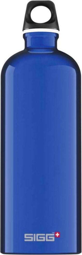 Pudel Sigg Alu Traveler, 1000 ml, sinine hind ja info | Joogipudelid | kaup24.ee