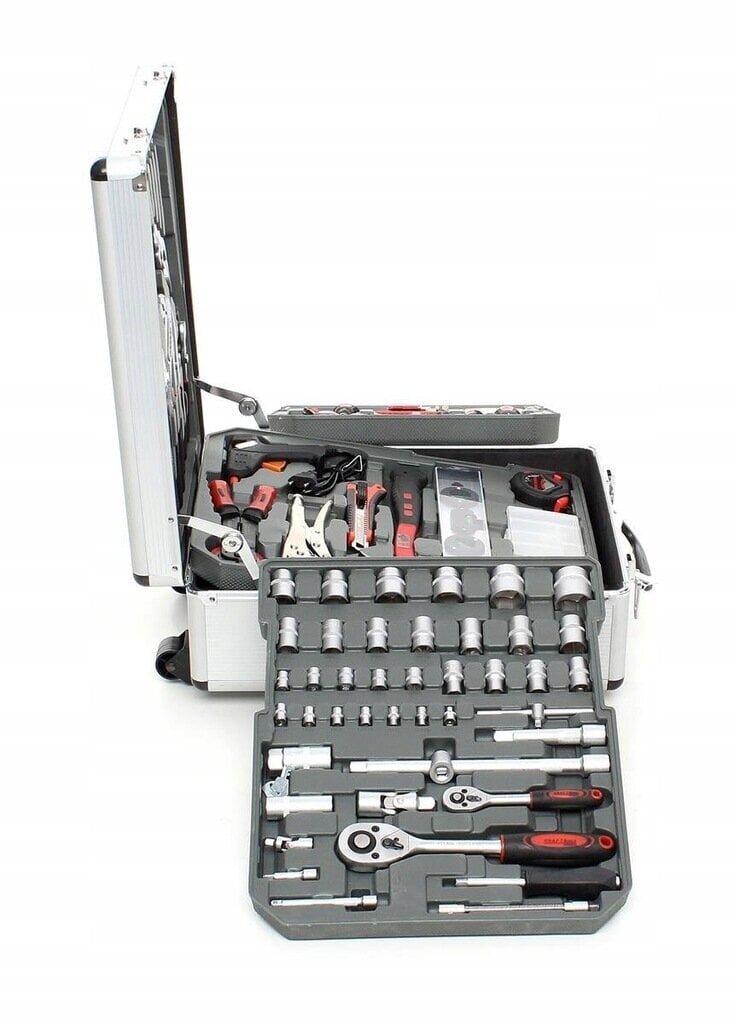 Tööriistakomplekt mutrivõtmed, 188 osa, Tool Case цена и информация | Käsitööriistad | kaup24.ee