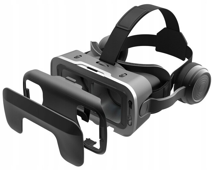 3D VR prillid Miru telefonile + Kõrvaklapid hind ja info | Virtuaalreaalsuse prillid | kaup24.ee
