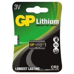GP Batteries CR2-U1 DLCR2 цена и информация | GP Batteries Освещение и электротовары | kaup24.ee