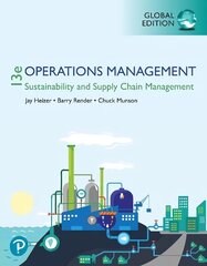 Operations Management: Sustainability and Supply Chain Management, Global Edition 13th edition hind ja info | Majandusalased raamatud | kaup24.ee