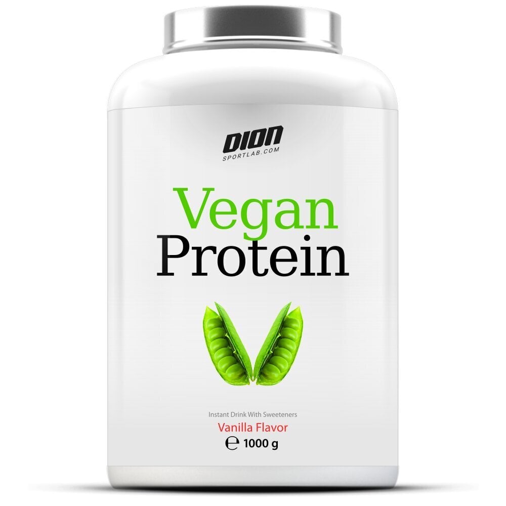 Proteiin Dion Sportlab, Vegan valk, Vanilla, 1000 g цена и информация | Proteiin | kaup24.ee