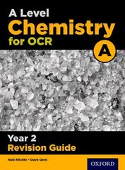 A Level Chemistry for OCR A Year 2 Revision Guide: With all you need to know for your 2022 assessments, Year 2, OCR A Level Chemistry A Year 2 Revision Guide цена и информация | Развивающие книги | kaup24.ee