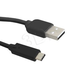 Qoltec Cable USB 2.0 AM / USB 3.1 typC M | 0,25m цена и информация | Кабели и провода | kaup24.ee