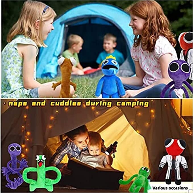 Pehmete plüüsist mänguasjade komplekt Rainbow friends, 9 sõpra цена и информация | Pehmed mänguasjad | kaup24.ee